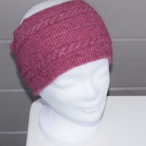 Cable Headband - Rose Uni, Zopfmuster | Stirnband / KORU